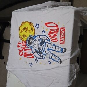 White Nasa long sleeve shirt